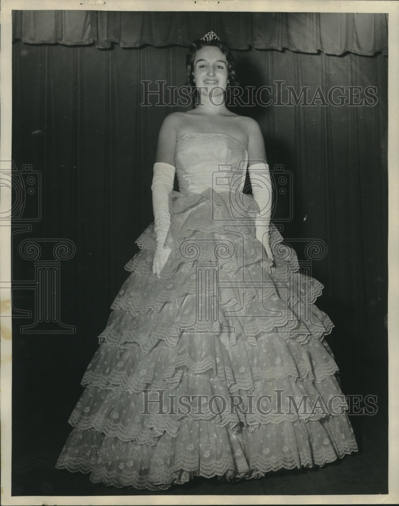 1961 Press Photo Eleanor Boswell, Junior Miss Alabama Contest - abna43055 - Historic Images