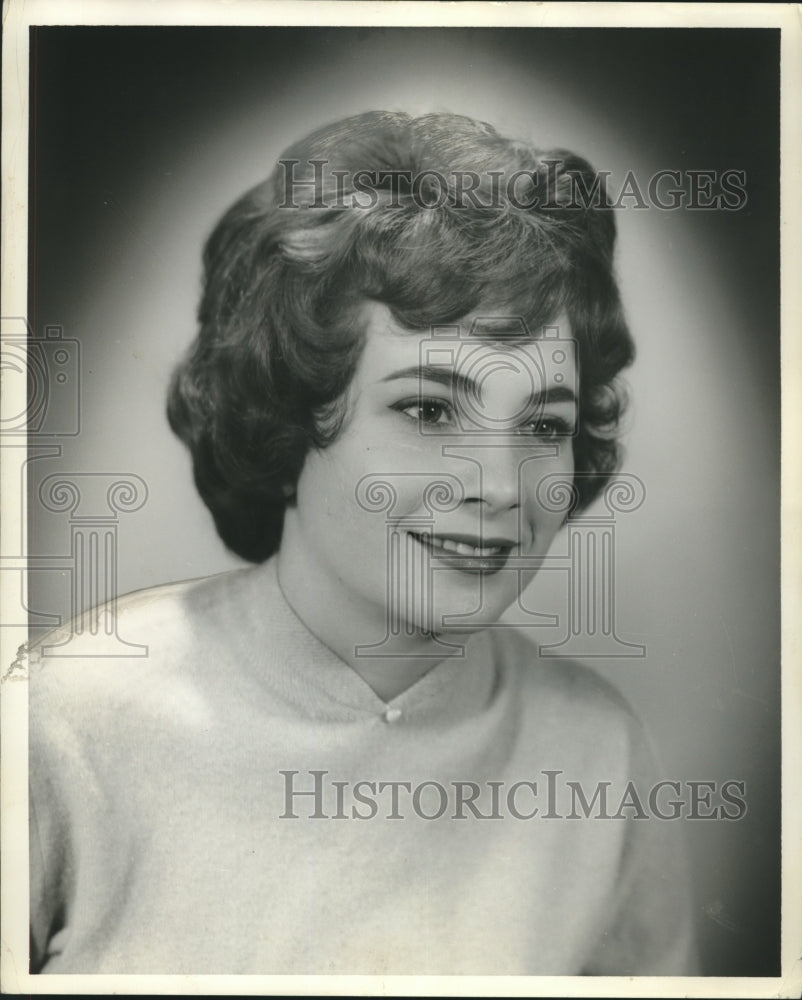 1961 Press Photo Rita Bowen, Junior Miss Alabama Contest - abna43065 - Historic Images