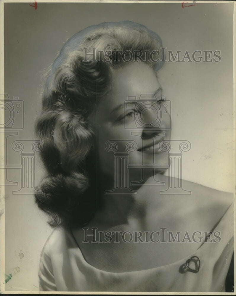 1960 Press Photo Sylvia Hebson, Miss Alabama Contestant, Miss Sylacauga, Alabama-Historic Images