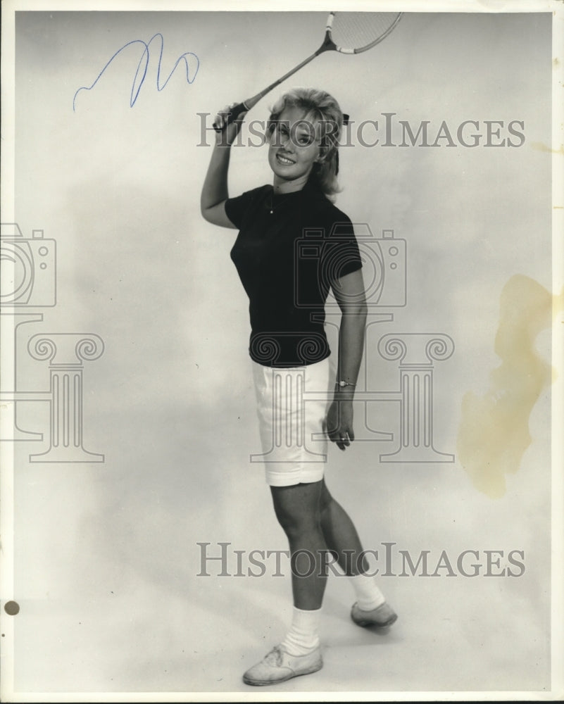 1961 Press Photo Miss Ginger Poitwint of Huntsville, Alabama Junior Miss Alabama - Historic Images