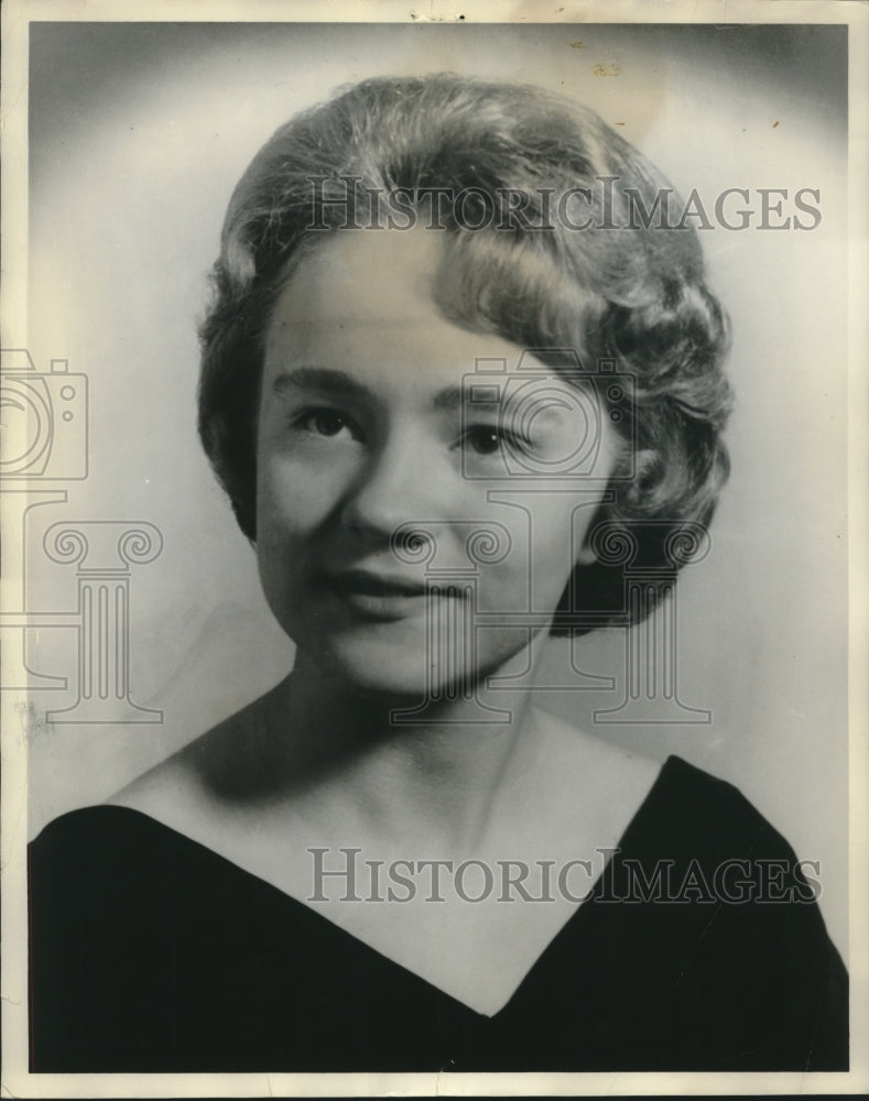 1964 Press Photo Susan Elaine Marsh, Junior Miss Alabama Contestant - abna43190 - Historic Images