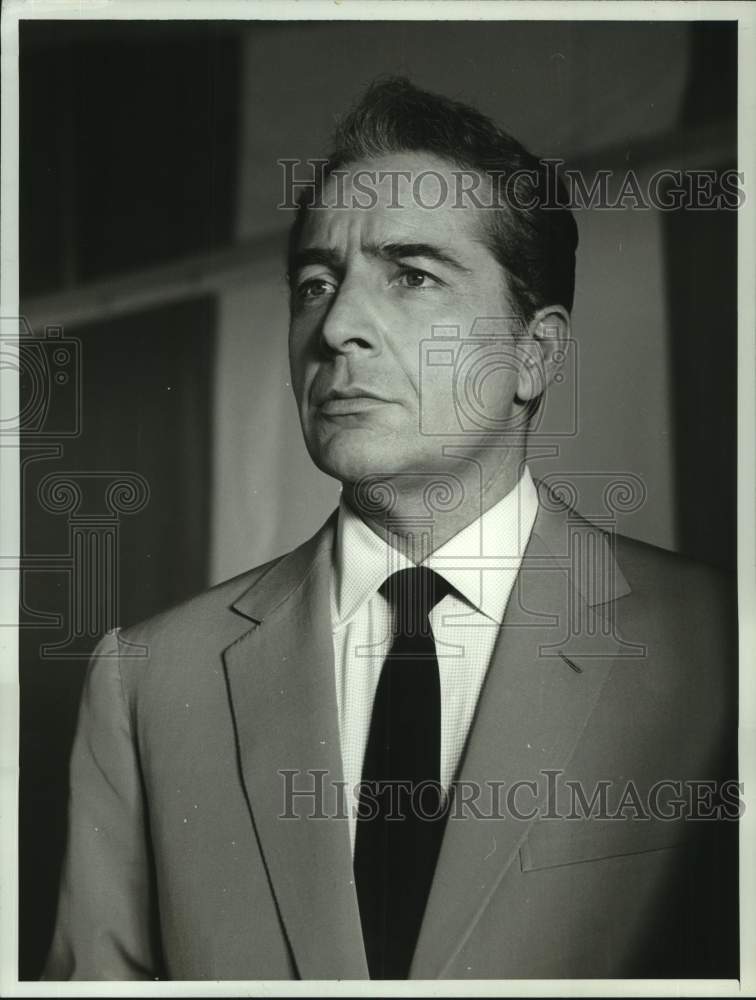 1966, TV Actor Rossano Brazzi on &quot;Run For Your Life&quot; Episode - NBC-TV - Historic Images