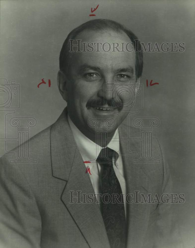 1988 Press Photo Attorney William Bill Bright Jr., head shot - abna43247 - Historic Images