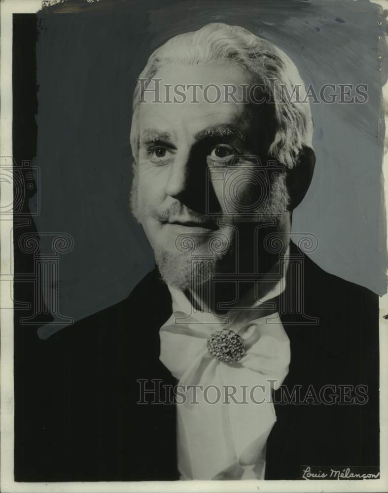 1954, Osie Hawkins, Opera Singer, as Dr. Grenvil in &quot;La Traviata&quot; - Historic Images