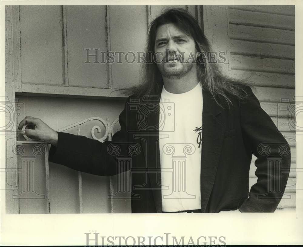 1991 Press Photo Rick Carter, musician, promotional shot - abna43363 - Historic Images