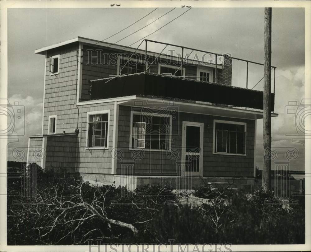 Press Photo House Under Construction in Gulf Shores, Alabama - abna43373 - Historic Images