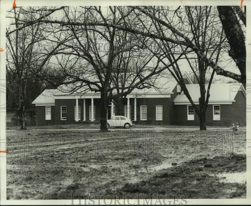 1971 Press Photo New home of outgoing Alabama mayor Albert Brewer, ext. shot - Historic Images