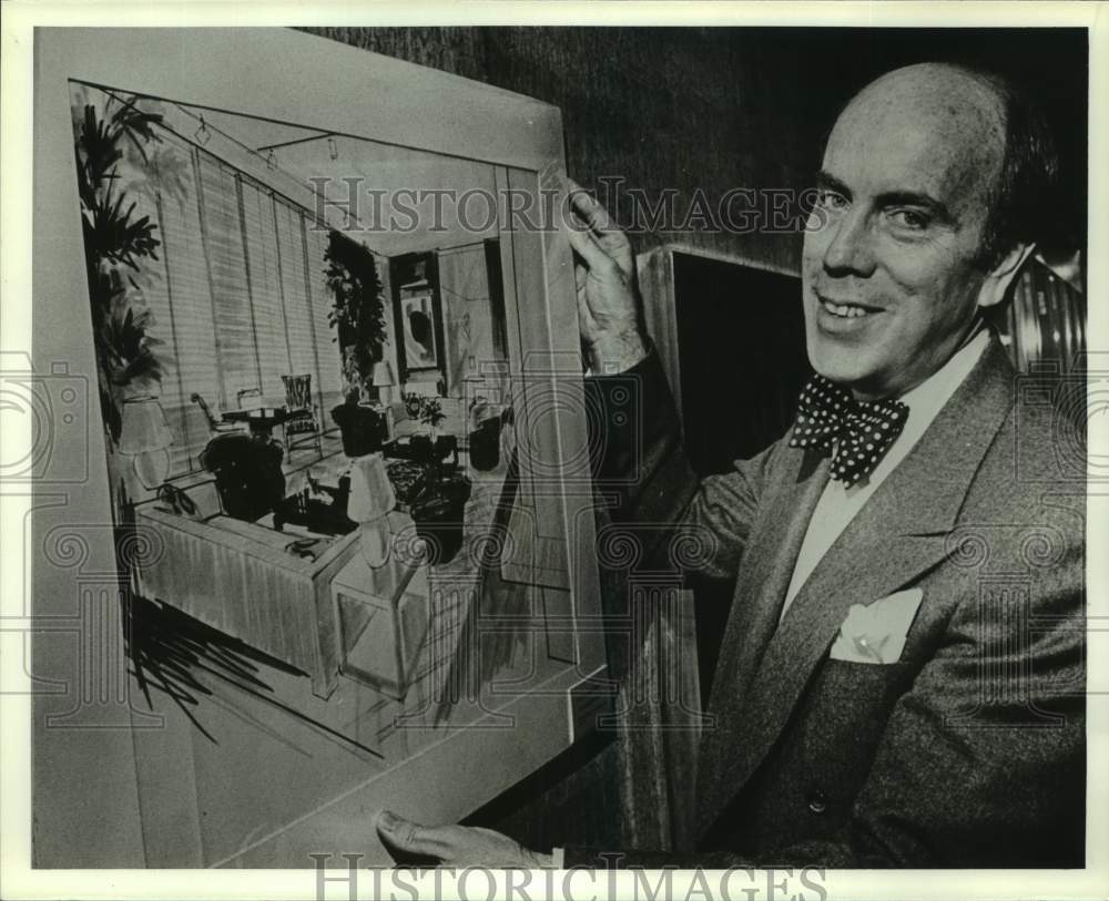 1981 Press Photo Joe Braswell, Interior Designer - abna43434 - Historic Images