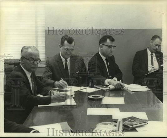 1962 Birmingham City Attorney and Comptroller Attend Meeting - Historic Images