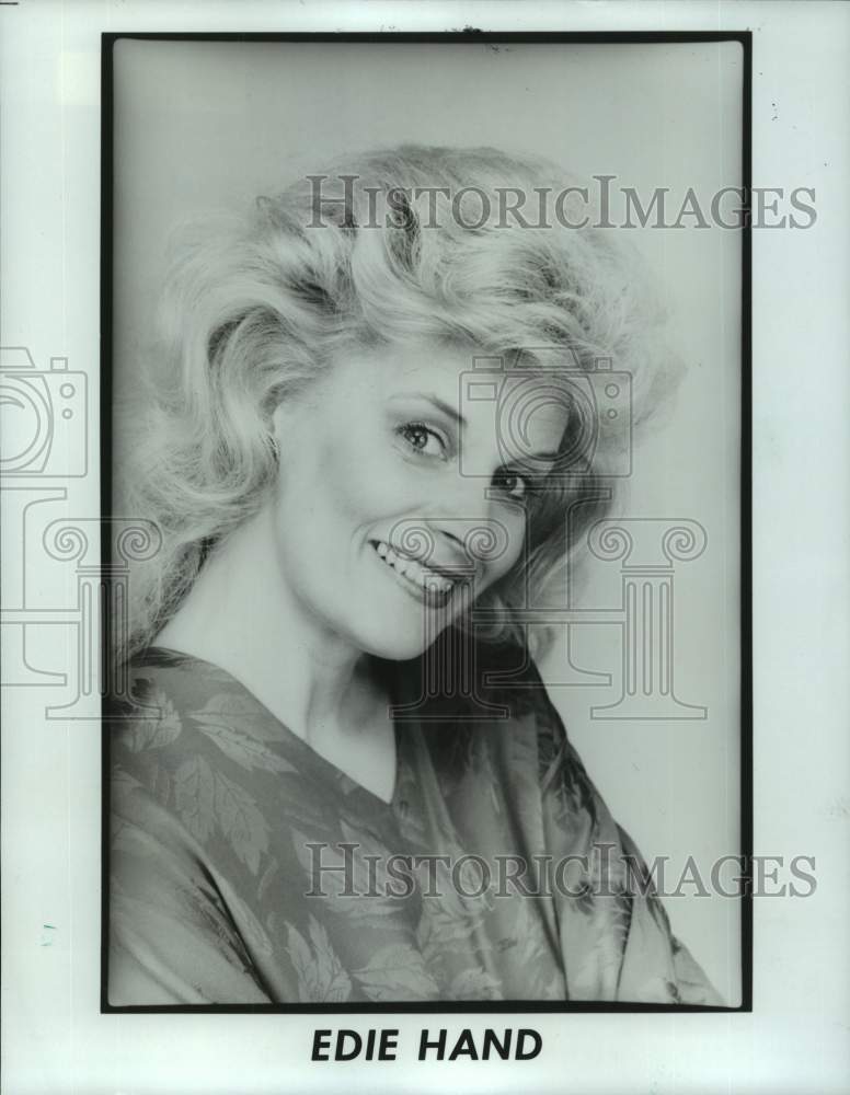 1988 Press Photo Edie Hand, Television - abna43564 - Historic Images