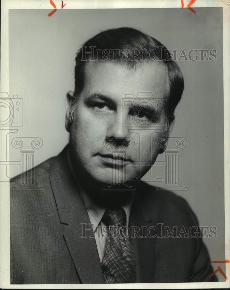 1972, Joe Langston, Television newsman - abna43608 - Historic Images