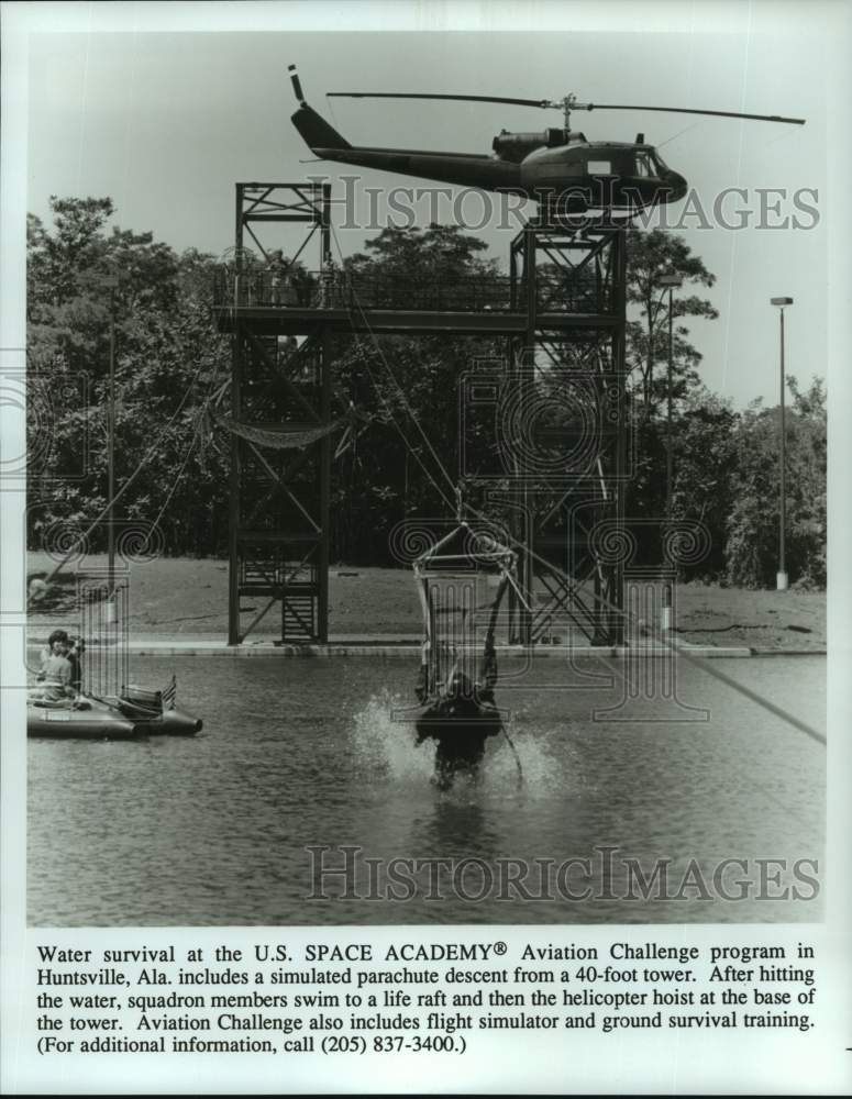 Press Photo U.S. Space Academy Aviation Challenge program in Huntsville, Alabama - Historic Images