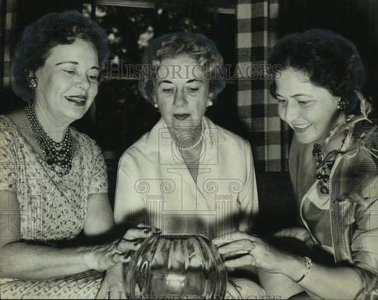 1961, Mrs. Walter Bouldin & Members BPWS Looking into The Future - Historic Images