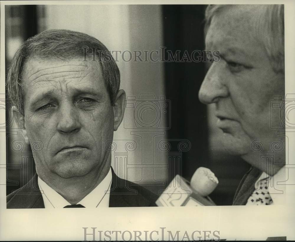 1990 Press Photo Ronald G. Bowling, Former Muscle Shoals Police Chief at Court - Historic Images