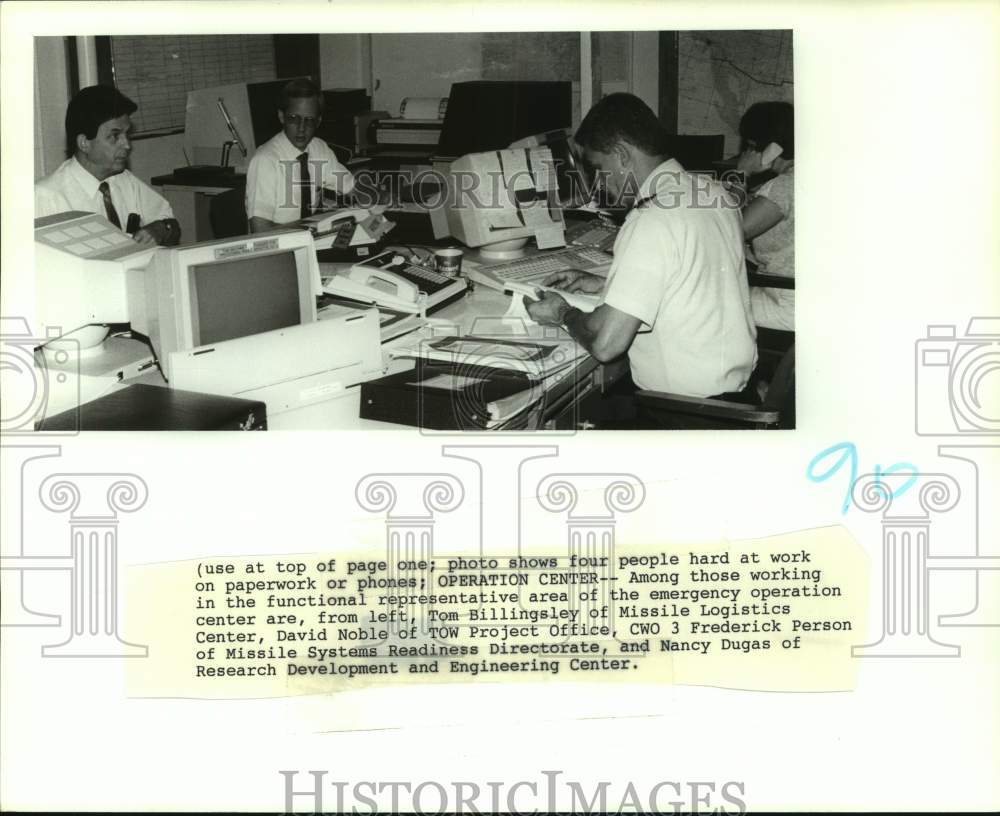 Press Photo Redstone Arsenal Operation Center, Huntsville, Alabama - abna43784 - Historic Images