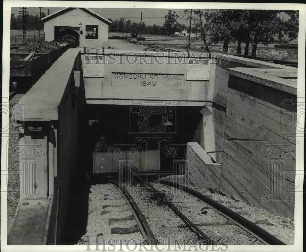 1957, Entrance or slope, Concord Alabama coal mine - abna43809 - Historic Images