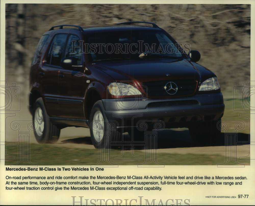 Press Photo Mercedes-Benz M-Class All-Activity vehicle - abna43814 - Historic Images