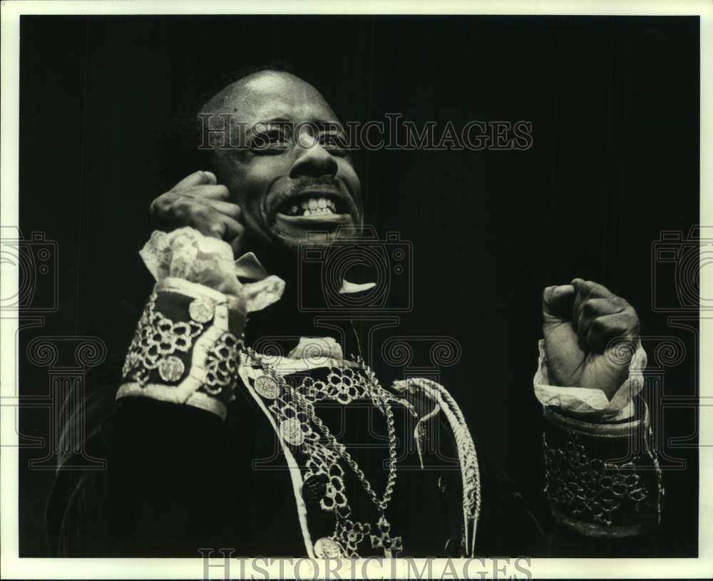 1987 Press Photo David Toney in Othello, Alabama Shakespeare Festival - Historic Images