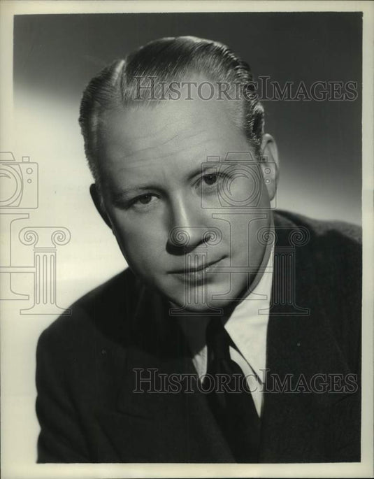 1946, Frank Stanton, president of CBS, head shot - abna43899 - Historic Images
