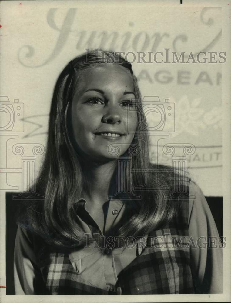 1971 Press Photo Karen Stenwall, Jr. Miss Pageant - abna43943 - Historic Images