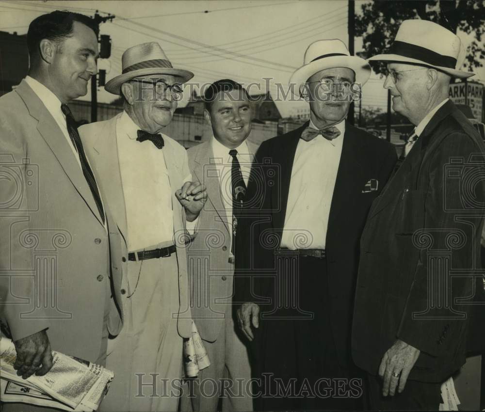 1954 Press Photo State Representatives Jabe Brassell &amp; Ben Cole Contest Election - Historic Images