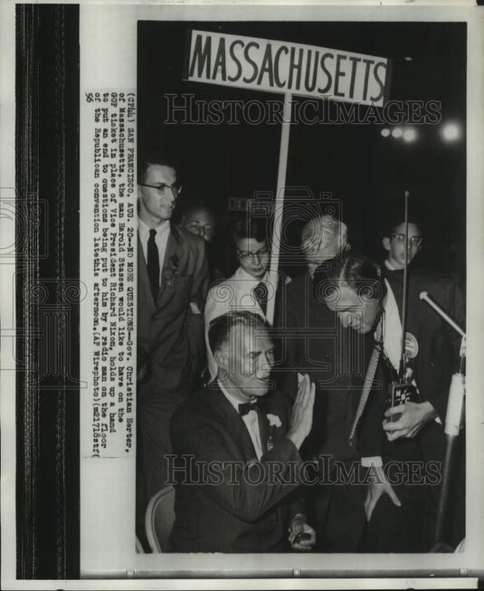 1956, Candidates at the Republican National Convention - abna44176 - Historic Images