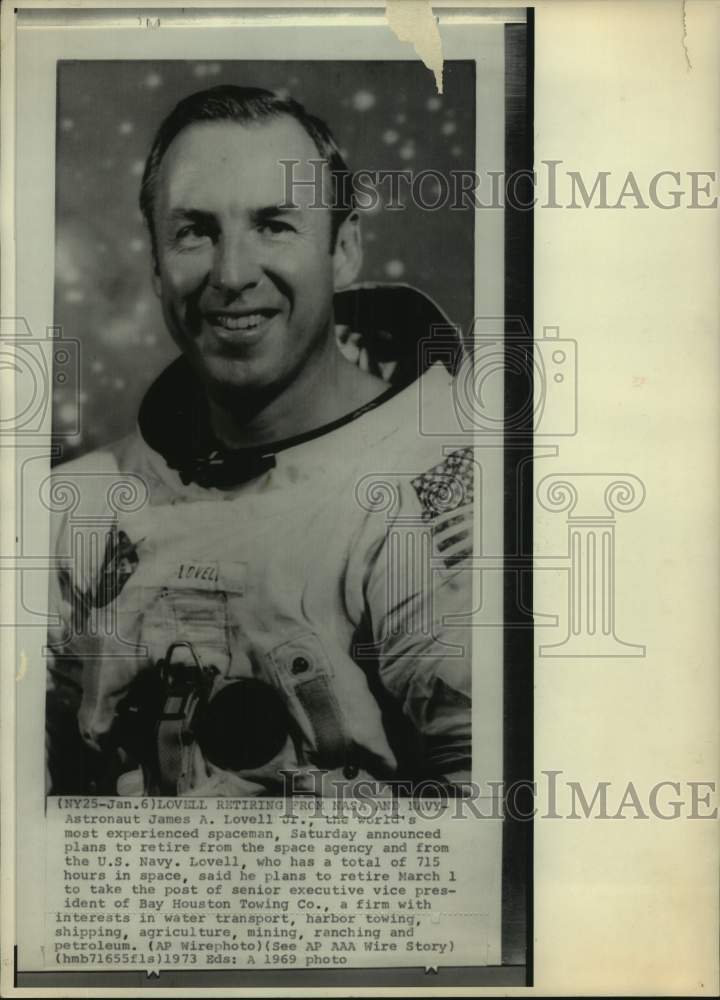 1973, James A. Lovell, Jr., United States Astronaut - abna44284 - Historic Images