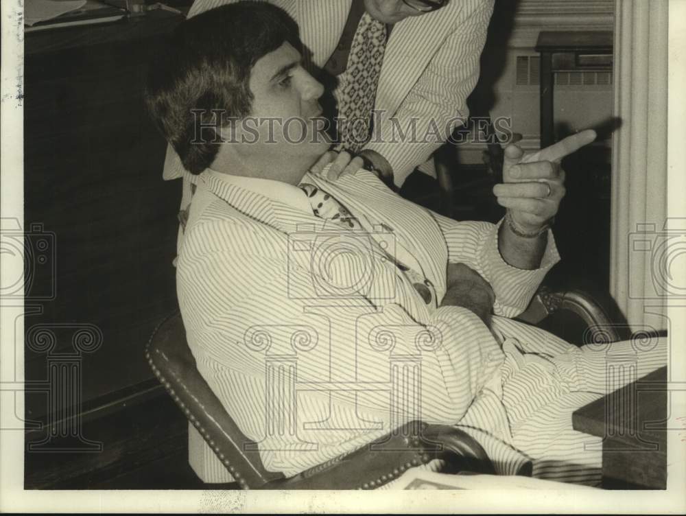 1975 Press Photo Tuskegee, Alabama Senator Senator Dudley Perry - abna44333 - Historic Images