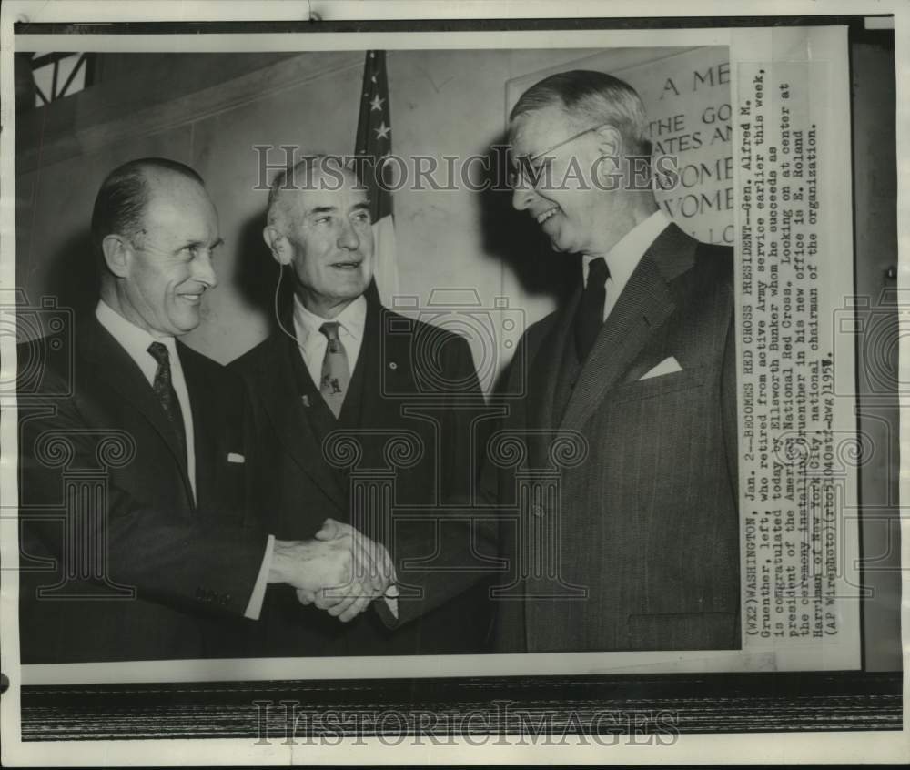 1957 American National Red Cross Officers Installed - Historic Images