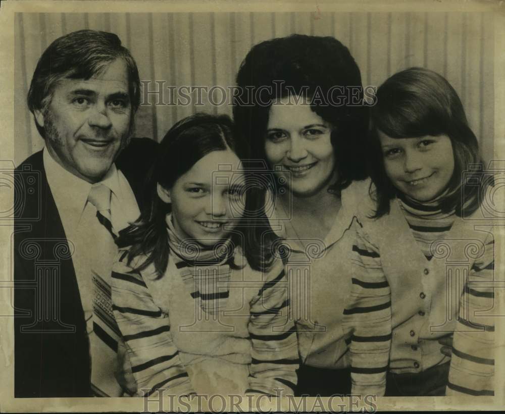 1978 Press Photo Mr &amp; Mrs William Nelson King &amp; children - abna44397 - Historic Images