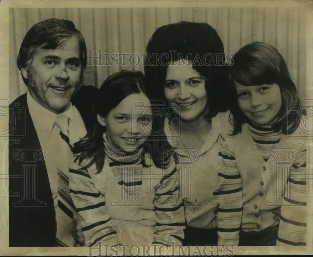 1978 Press Photo Mr & Mrs William Nelson King & children - abna44397 - Historic Images
