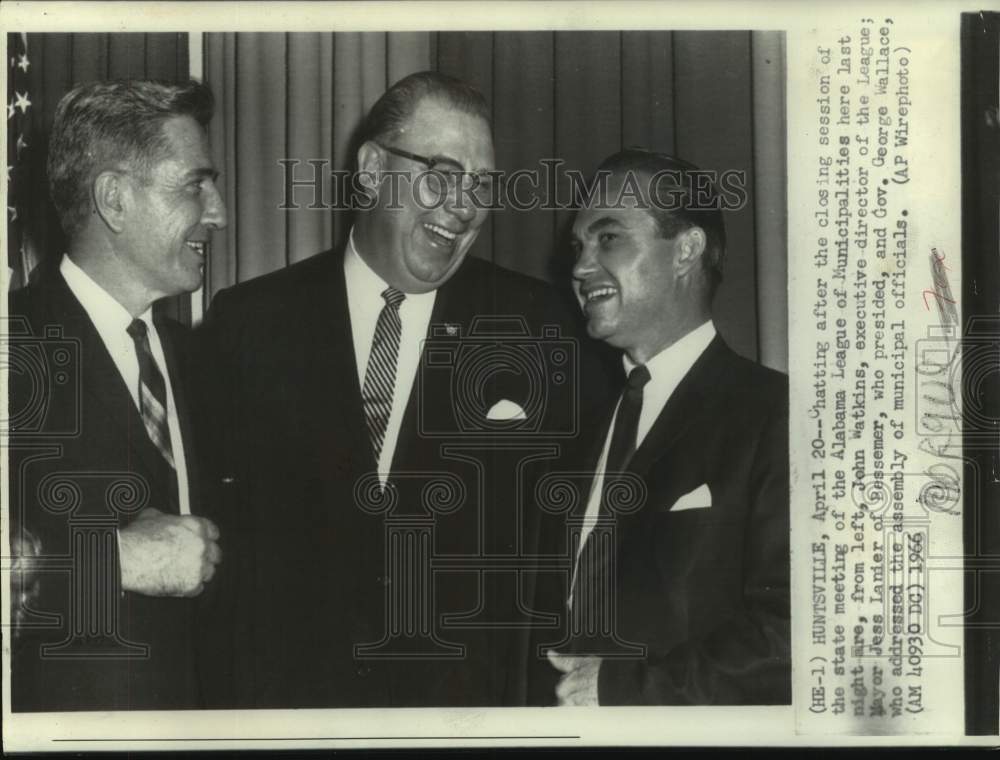 1966, members of Alabama League of Municipalities in Huntsville - Historic Images