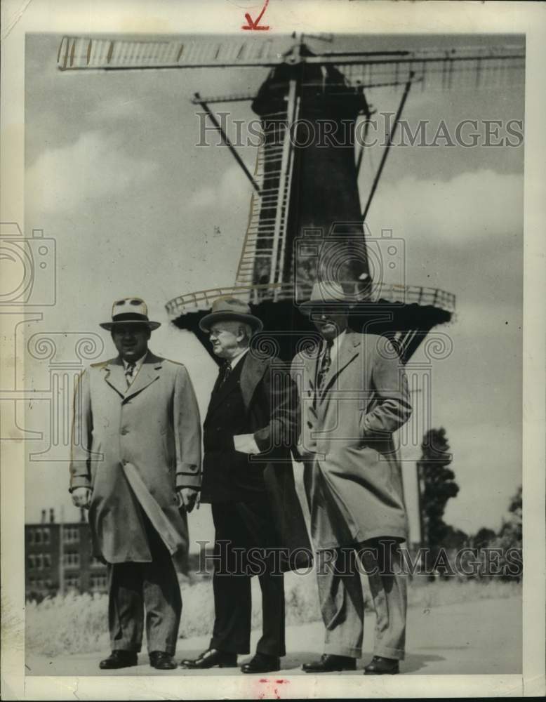 Press Photo Three American Mayors in Rotterdam, Holland - abna44494 - Historic Images