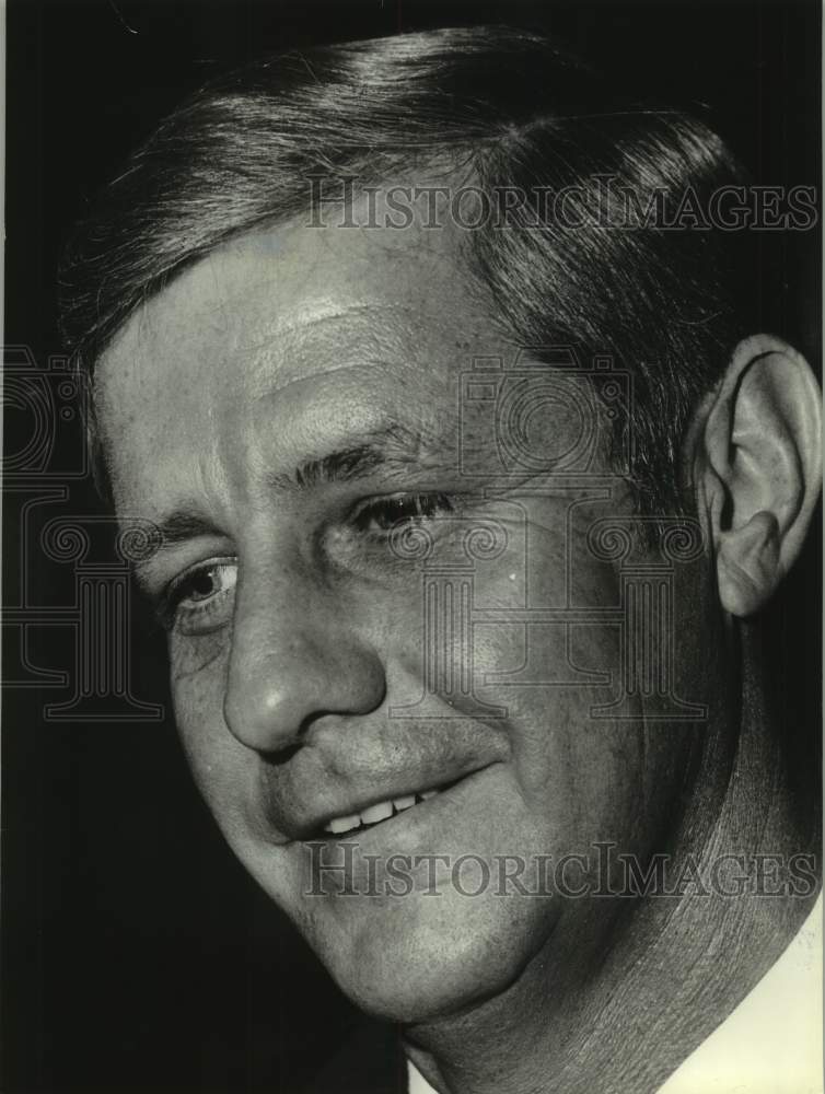 1981 Press Photo Birmingham, AL policeman George Howze, extreme closeup shot - Historic Images