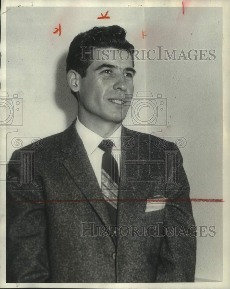 Press Photo George Ed Landmon, news employee Homewood AL Council, portrait - Historic Images