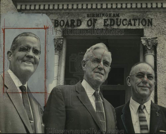 1958, Educators Theo Wright, Frazier Banks and Sellers Stough - Historic Images