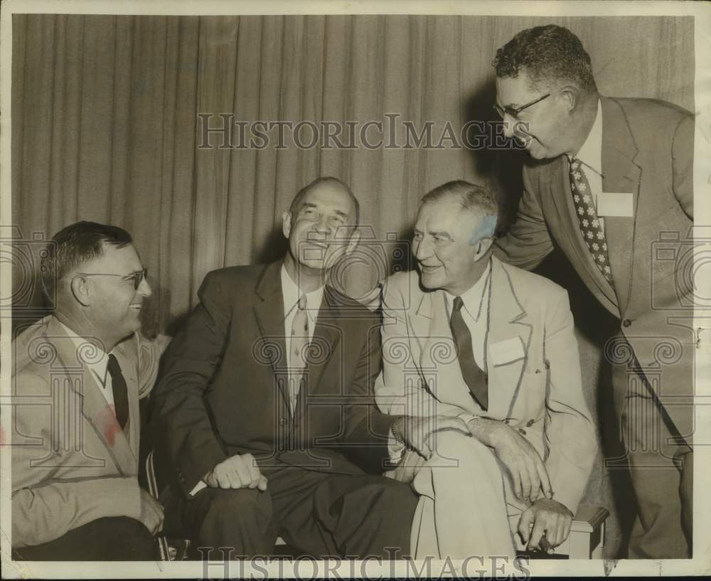 1955 US Senator Lister Hill with farm agents of Alabama - Historic Images
