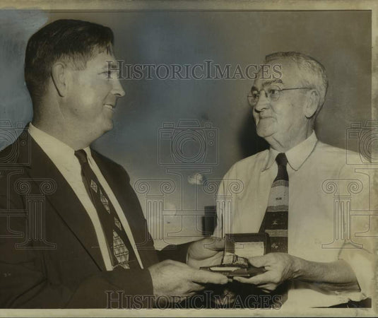 1955, R.B. Fulford Receives Award for Safe Driving - abna44800 - Historic Images