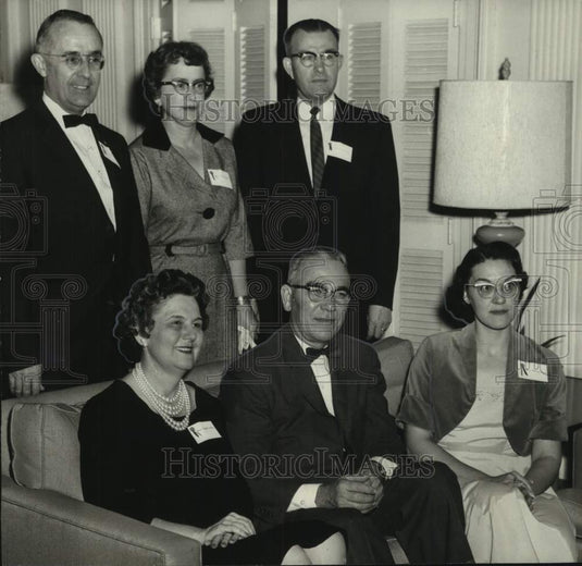 1960, Dr. Hubert Searcy & others, college anniv. party, Montgomery AL - Historic Images