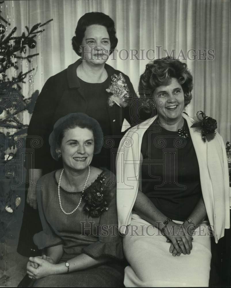 1965, Members of Women&#39;s Chamber of Commerce at Christmas Party - Historic Images