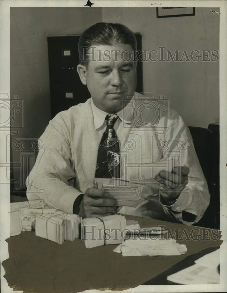 1948 Press Photo W. Cooper Green of Birmingham, Alabama Reviews Notes - Historic Images