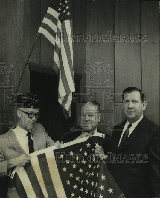1969, American Legion Gives Flag to Jefferson County Courthouse - Historic Images