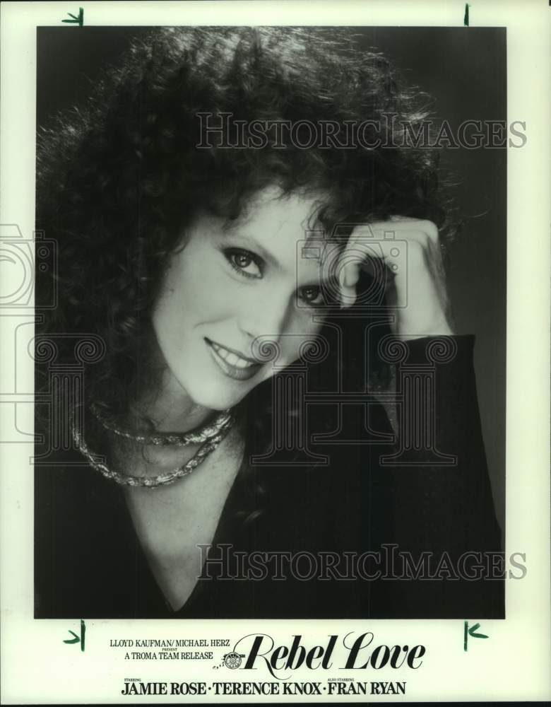 Press Photo Jamie Rose, ABC-TV's "Lady Blue" in "Rebel Love" - abna44979 - Historic Images