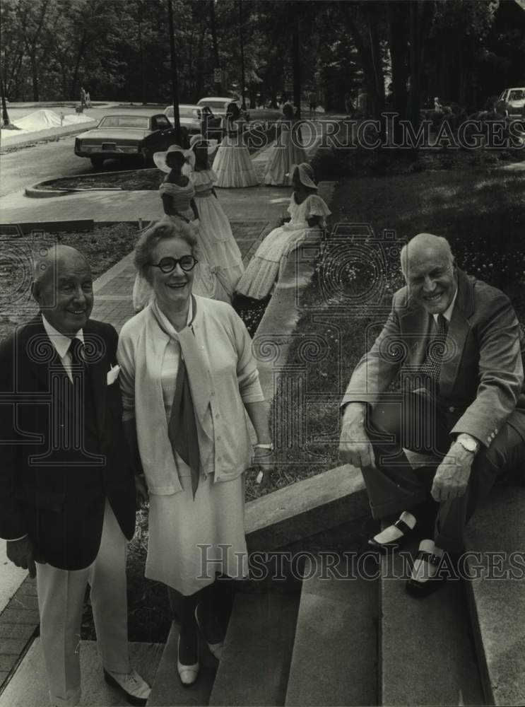 1980 Press Photo Mrs. Mildred Brannon &amp; others at ceremony in Alabama - Historic Images