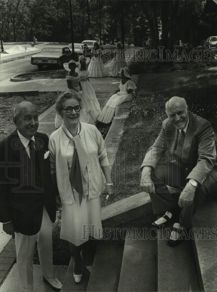 1980 Press Photo Mrs. Mildred Brannon & others at ceremony in Alabama - Historic Images