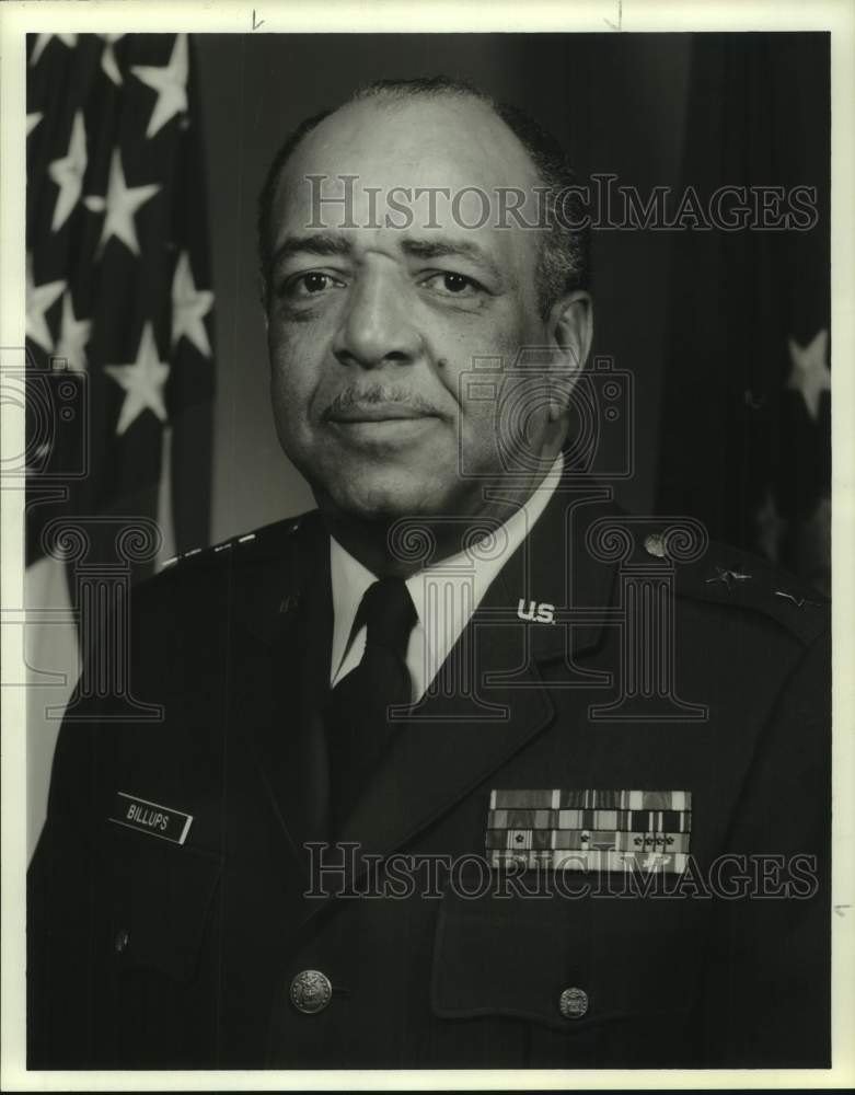 1980 Press Photo Major General Rufus L. Billups, US Air Force - abna45107 - Historic Images