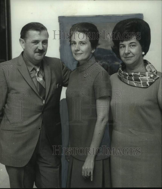 1969, A. Christian Revi, Glass Expert, Talks to Antique Collectors - Historic Images