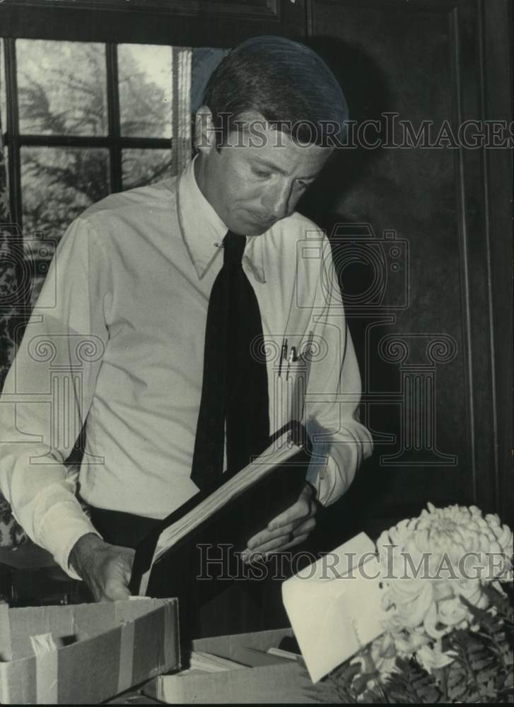 1977 Press Photo Dr. James Vickrey, University of Montevallo President - Historic Images