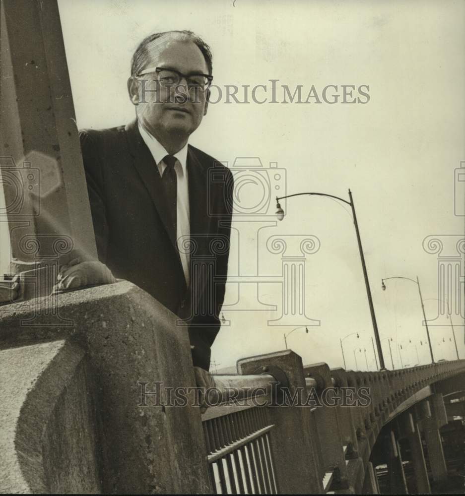1971 Press Photo Lloyd Malone, President, Ensley, Alabama, Chamber of Commerce - Historic Images