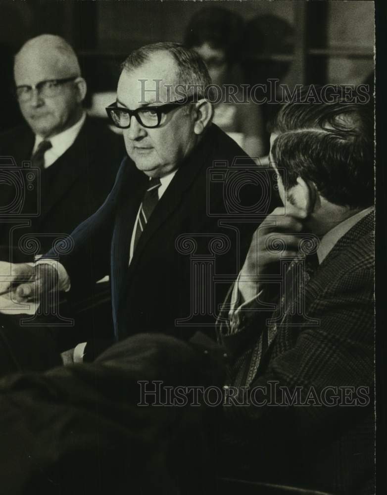 1971 John O. Harris with Board Members James Nettles &amp; Ray Cox - Historic Images